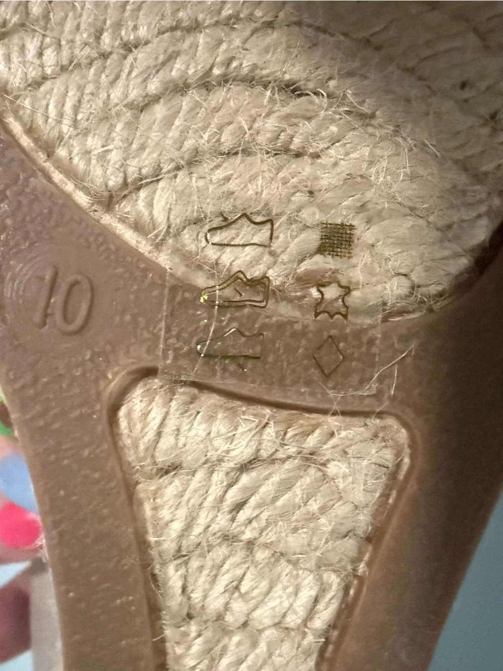 J Crew Women’s Neutral Canvas Espadrille Wedge Pumps size 10. NWOB! ❤️